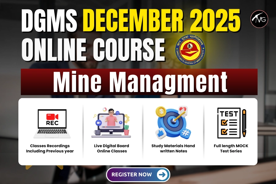 dgms 2025 mine management and legislation online course