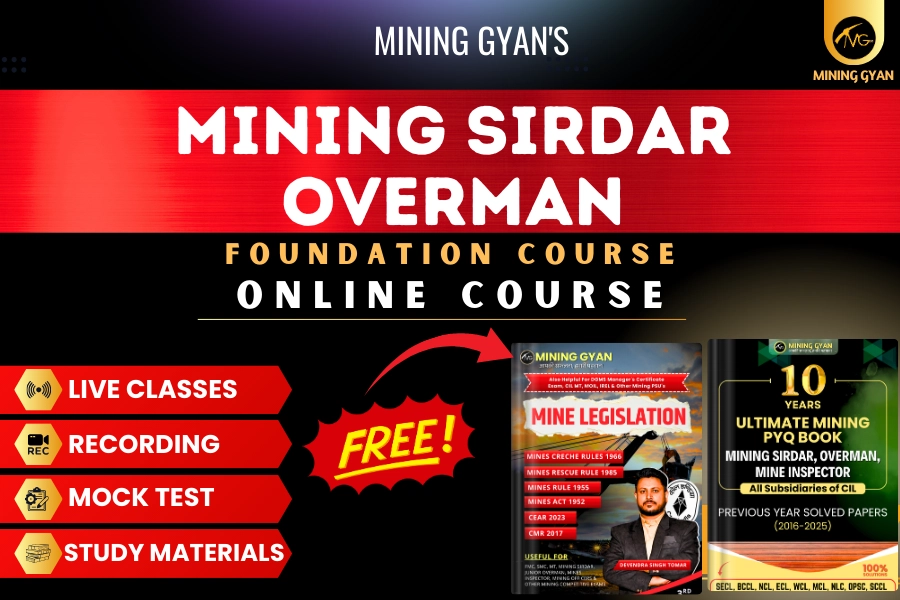 dgms mining sirdar and overman foundation course
