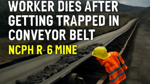 mining conveyor belt accident ncph mine chirmiri