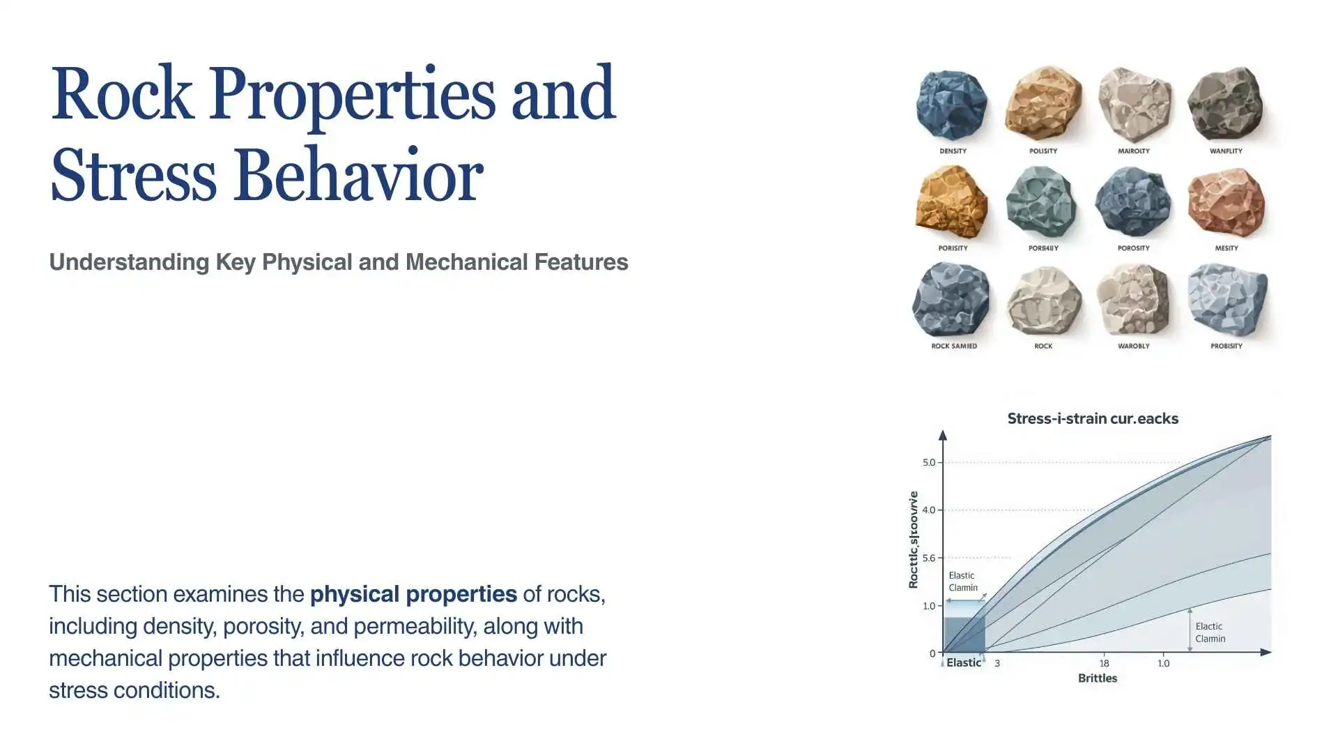 Physical and also Mechanical Properties of Rocks