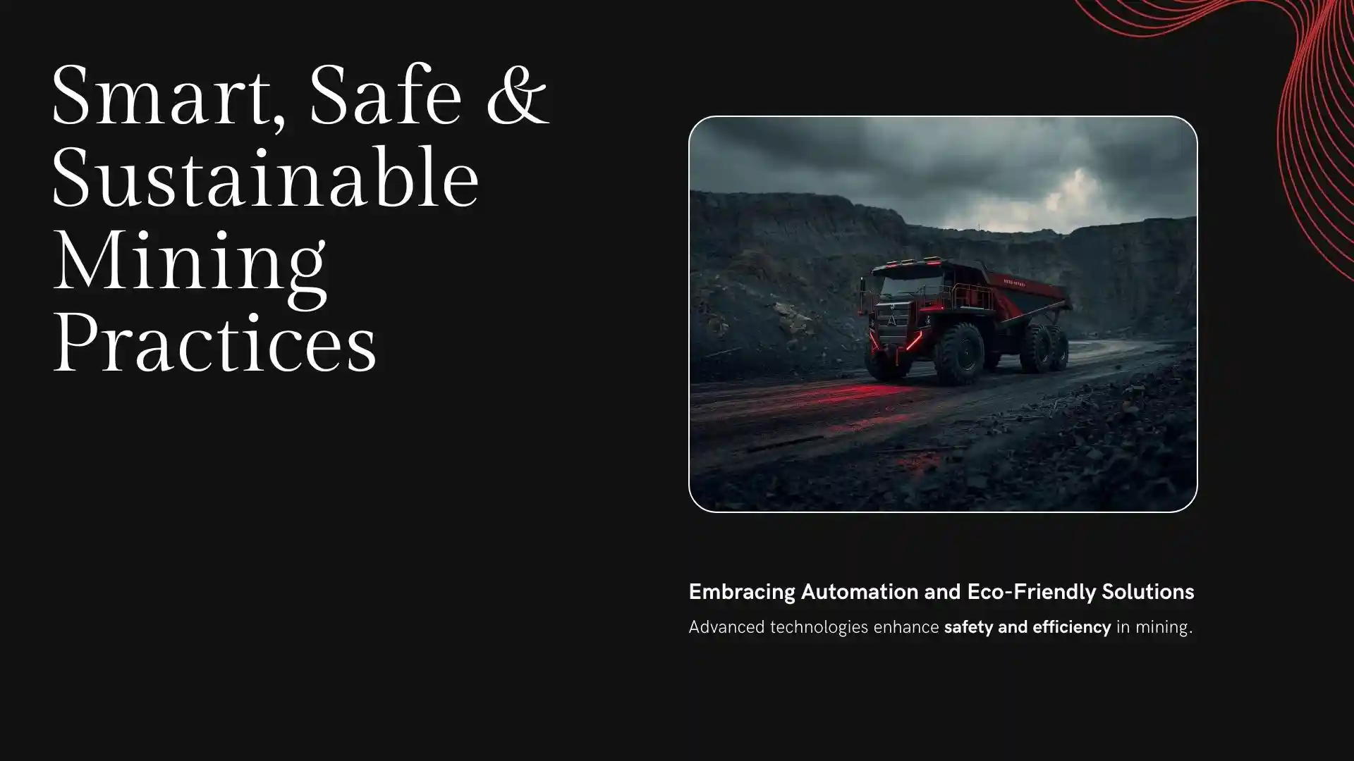 Automation and Smart Mining Machinery