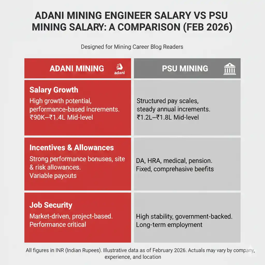 Adani Mining Engineer Salary