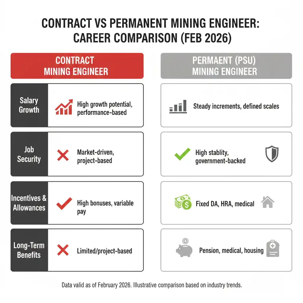 Contract Mining Engineer Salary in India