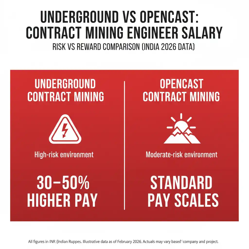 Contract Mining Engineer Salary – Underground vs Opencast Projects