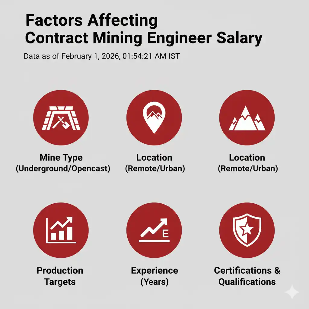 How Contract Mining Engineer Salary Grows Over Time