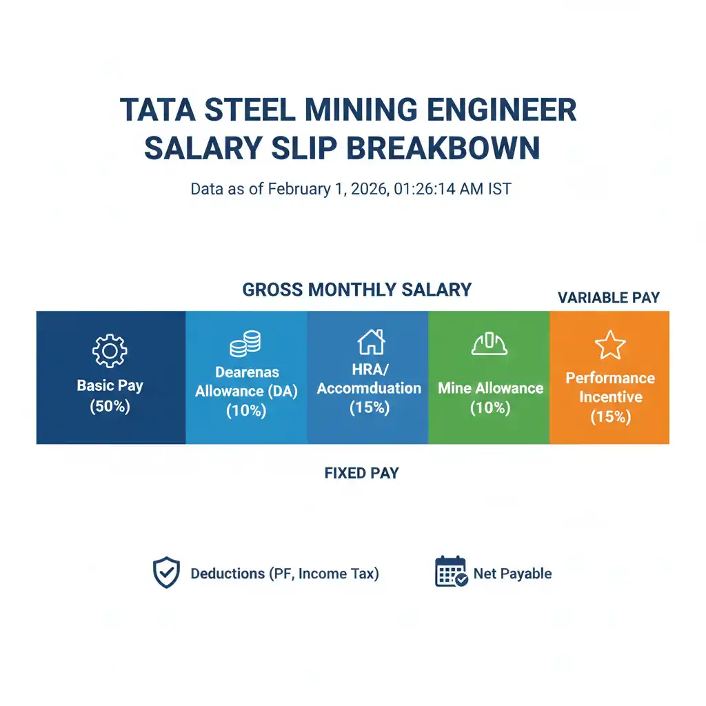 How Tata Steel Mining Engineer Salary Progresses Over a Career