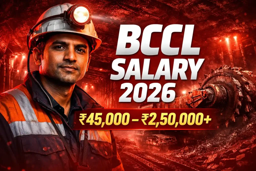 BCCL Mining Engineer Salary Per Month in 2026