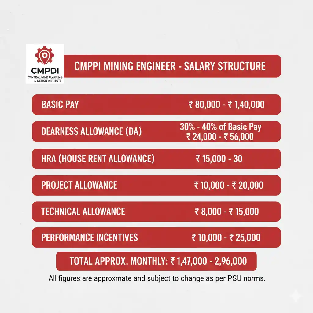 CMPDI Mining Engineer Salary Per Month