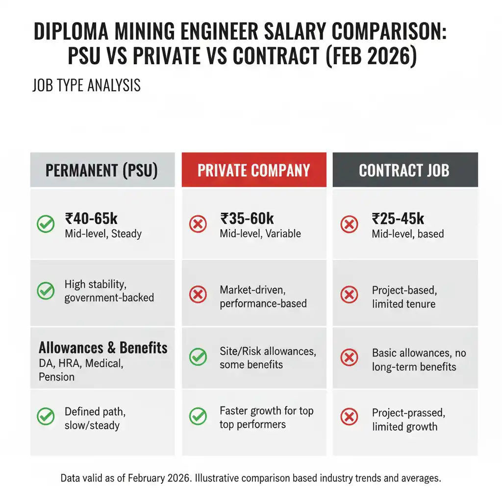 Diploma Mining Engineer Salary Slip Breakdown