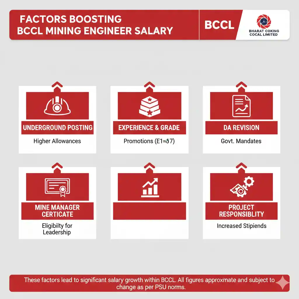 Key Factors Affecting BCCL Mining Engineer Salary Per Month