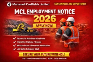 MCL Employment Notice 2026 Released – Important Update for Job Seekers