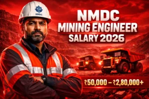 NMDC Mining Engineer Salary Per Month in 2026