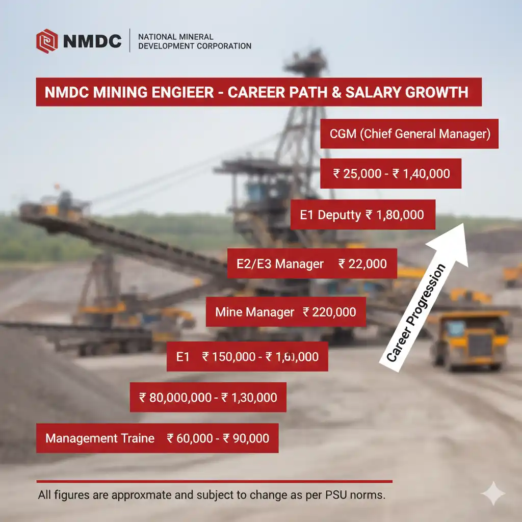 NMDC Mining Engineer Salary Slip Breakdown – Basic Pay, DA & Allowances
