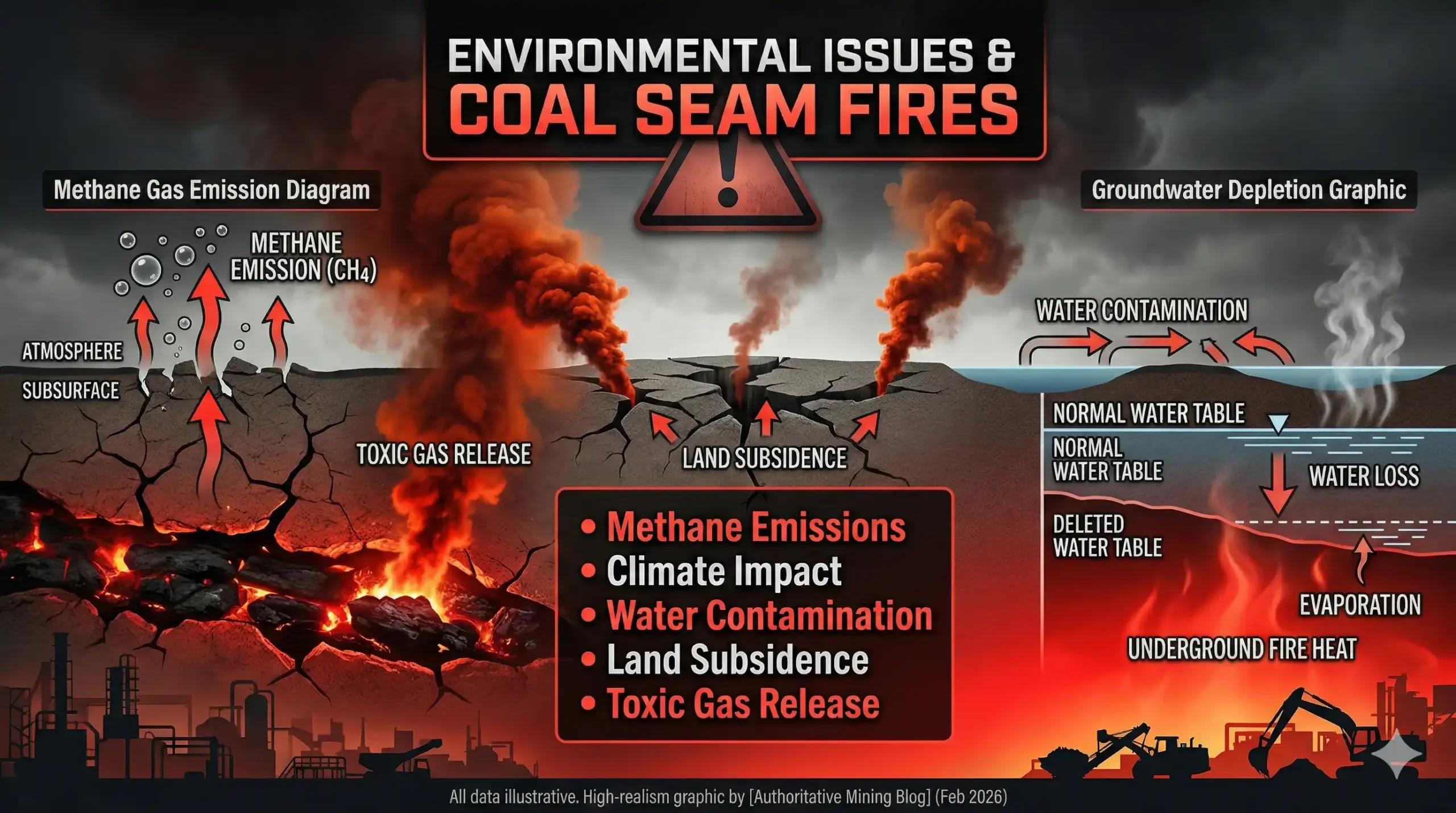 Environmental issues related to coal mining