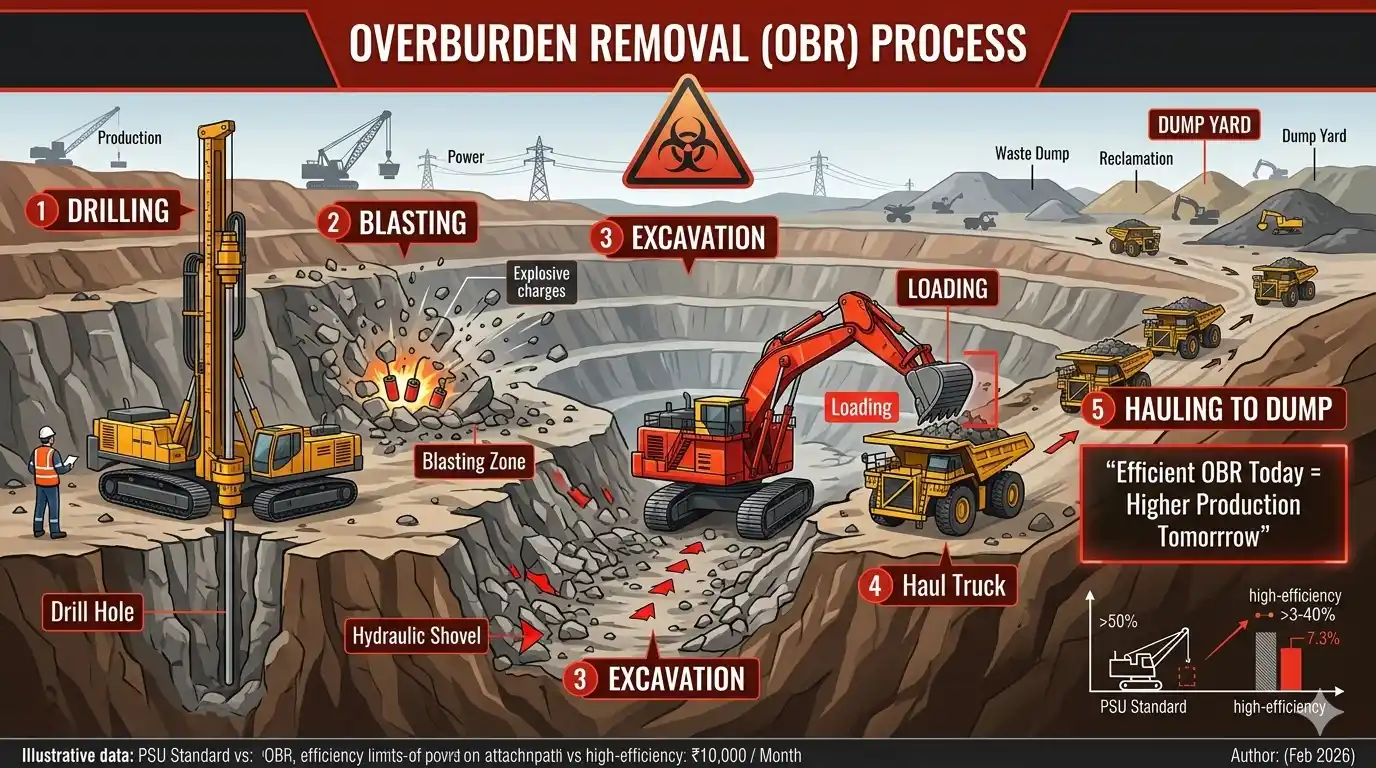 Overburden Removal (OBR) Process
