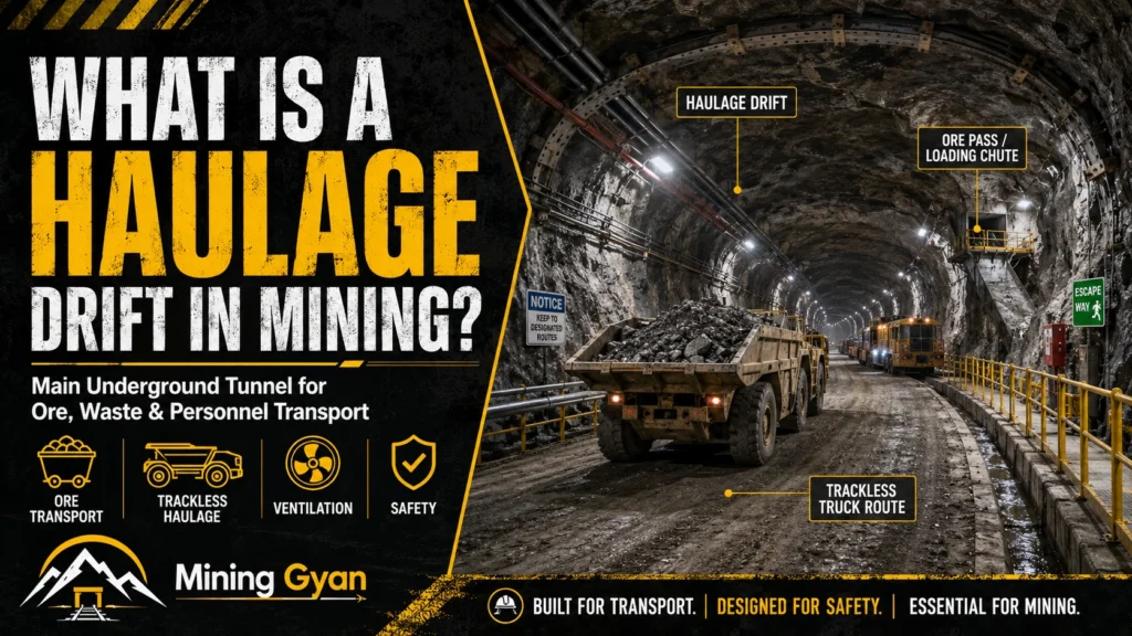 The Complete Guide to Haulage Drift in Mining