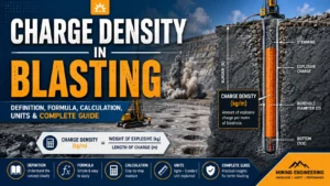 Charge Density in Blasting – Definition, Formula, Calculation, Units & Complete Guide