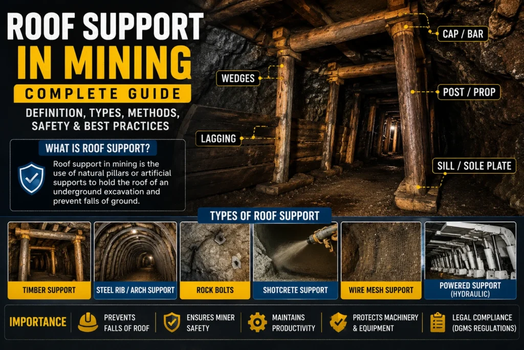 Timbering in Mining