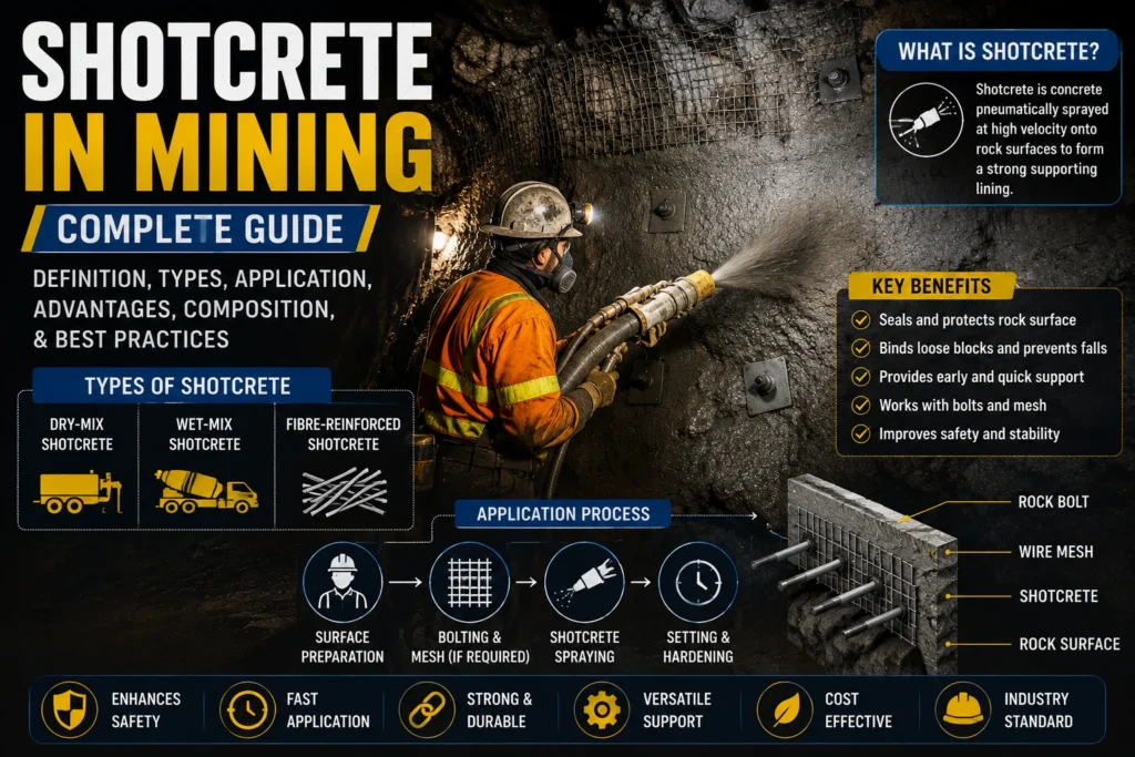 Shotcrete in Mining