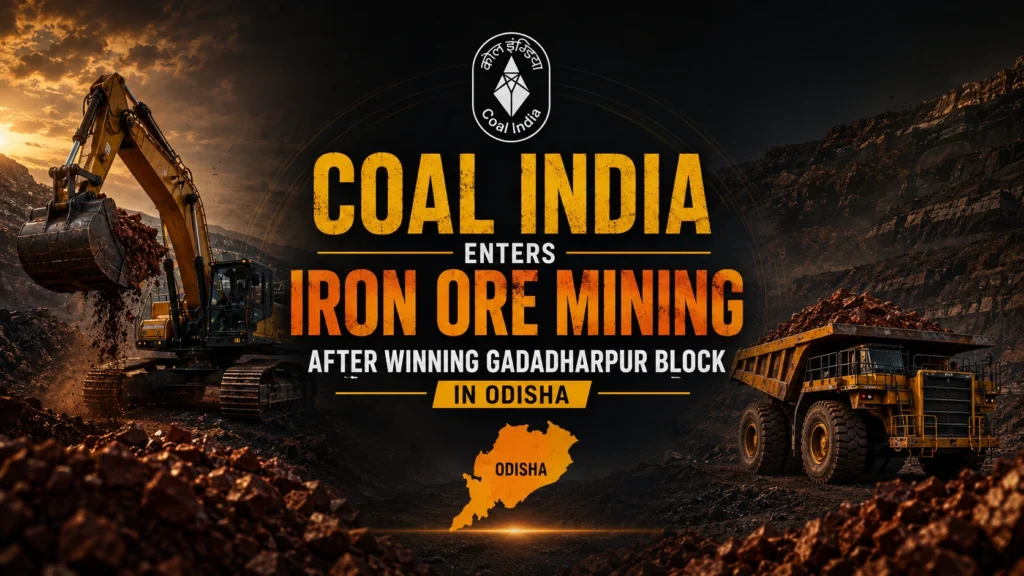 Coal India Enters Iron Ore Mining