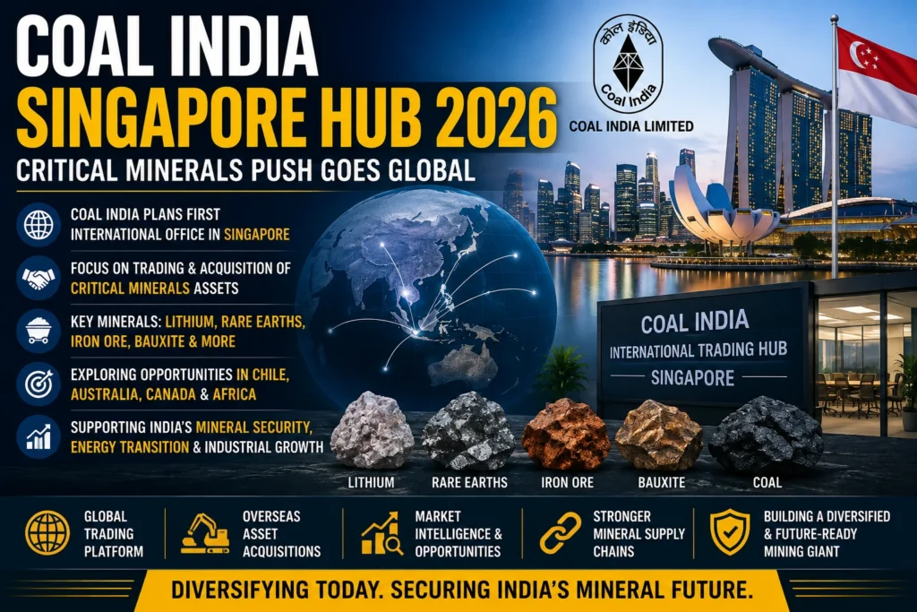 Coal India Singapore Hub 2026